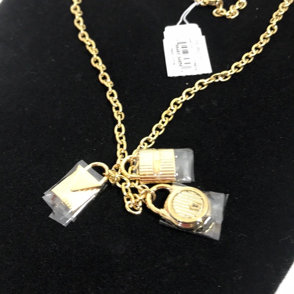 🆕Michael Kors Hamilton Pendant Necklace,16" + 4" - Picture 5 of 7